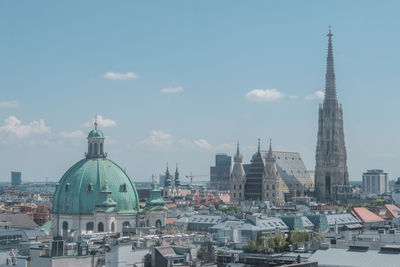 View of cityscape against sky