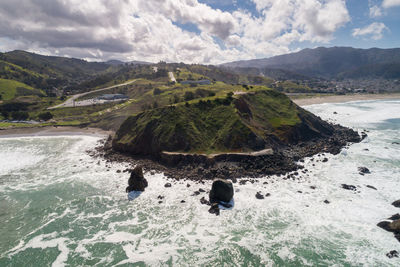 Pacifica and linda mar city in san mateo county, california, on the coast of the pacific ocean 