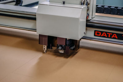 Close-up of machine part