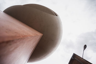 Low angle view of roof of building against sky