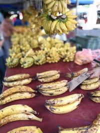 Close-up of fruits for sale in market