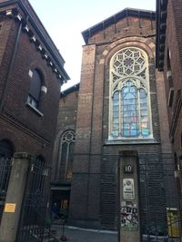 Low angle view of building against sky