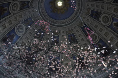 Low angle view of dome of building