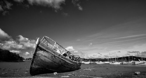 Boats in sea