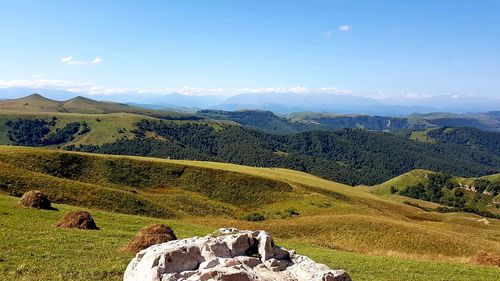 Scenic view of landscape against sky