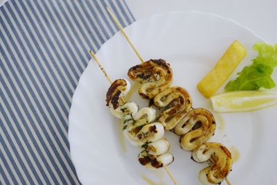 Close-up of food in plate