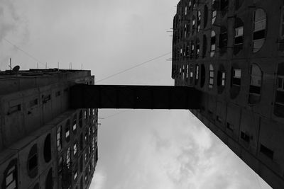 Low angle view of buildings against sky