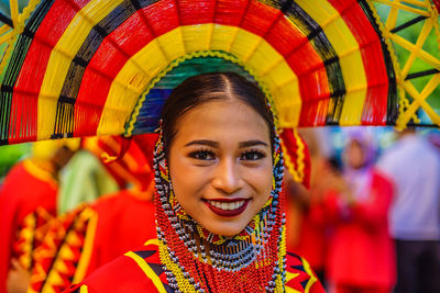 Portrait of a smiling young woman