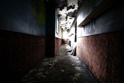 View of abandoned building