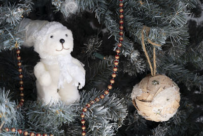 Close-up of christmas decoration