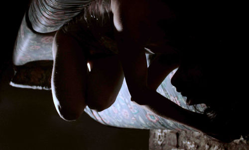Low section of man
