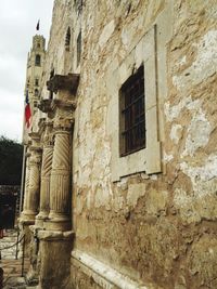 Low angle view of old building