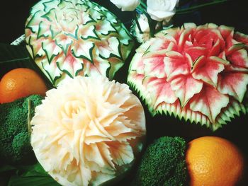 Close-up of fruits on flower