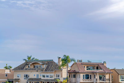 Residential buildings against sky