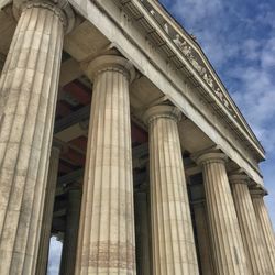 Low angle view of columns