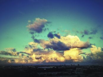 Scenic view of sky at sunset