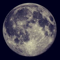 Low angle view of moon