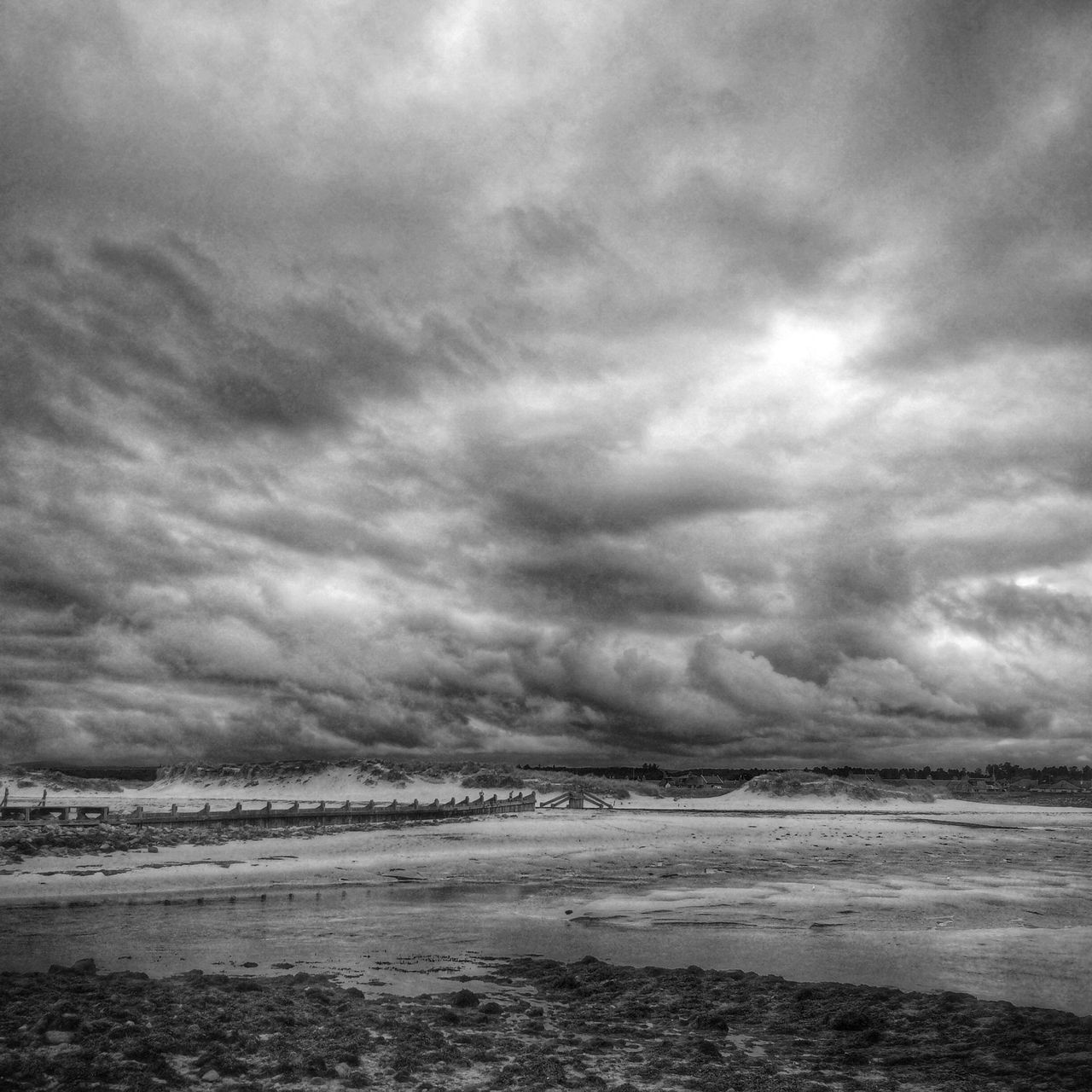 sky, weather, cloudy, cloud - sky, tranquility, tranquil scene, scenics, overcast, beauty in nature, nature, storm cloud, landscape, winter, water, cold temperature, beach, cloud, sea, snow, season
