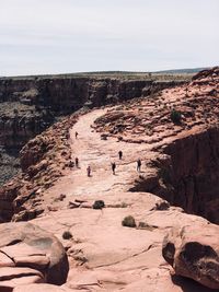 View of rock formations