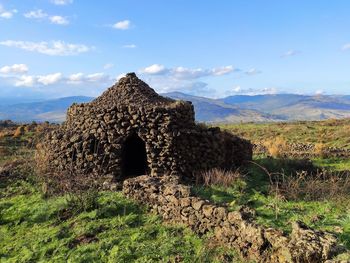 Pagghiaro.. typical shelter for shepherds on. etna volcano