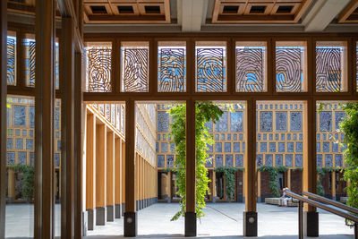 Interior of modern building