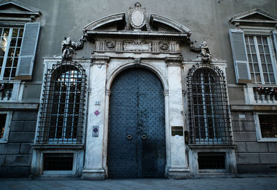 Low angle view of old building