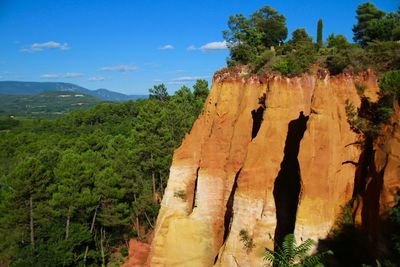 Scenic view of mountain against sky