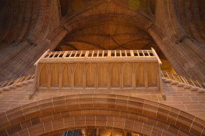 Low angle view of historical building