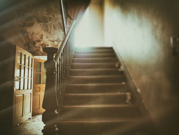 Staircase of old building