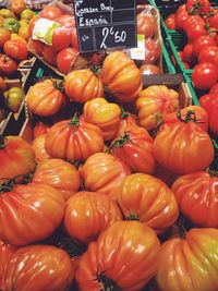 Full frame shot of tomatoes for sale