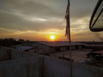 Panoramic view of sunset