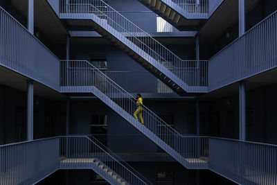 Low angle view of staircase of building