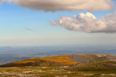 Scenic view of landscape against sky