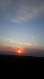 Scenic view of sunset