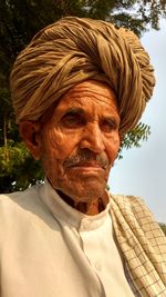 Senior man wearing turban