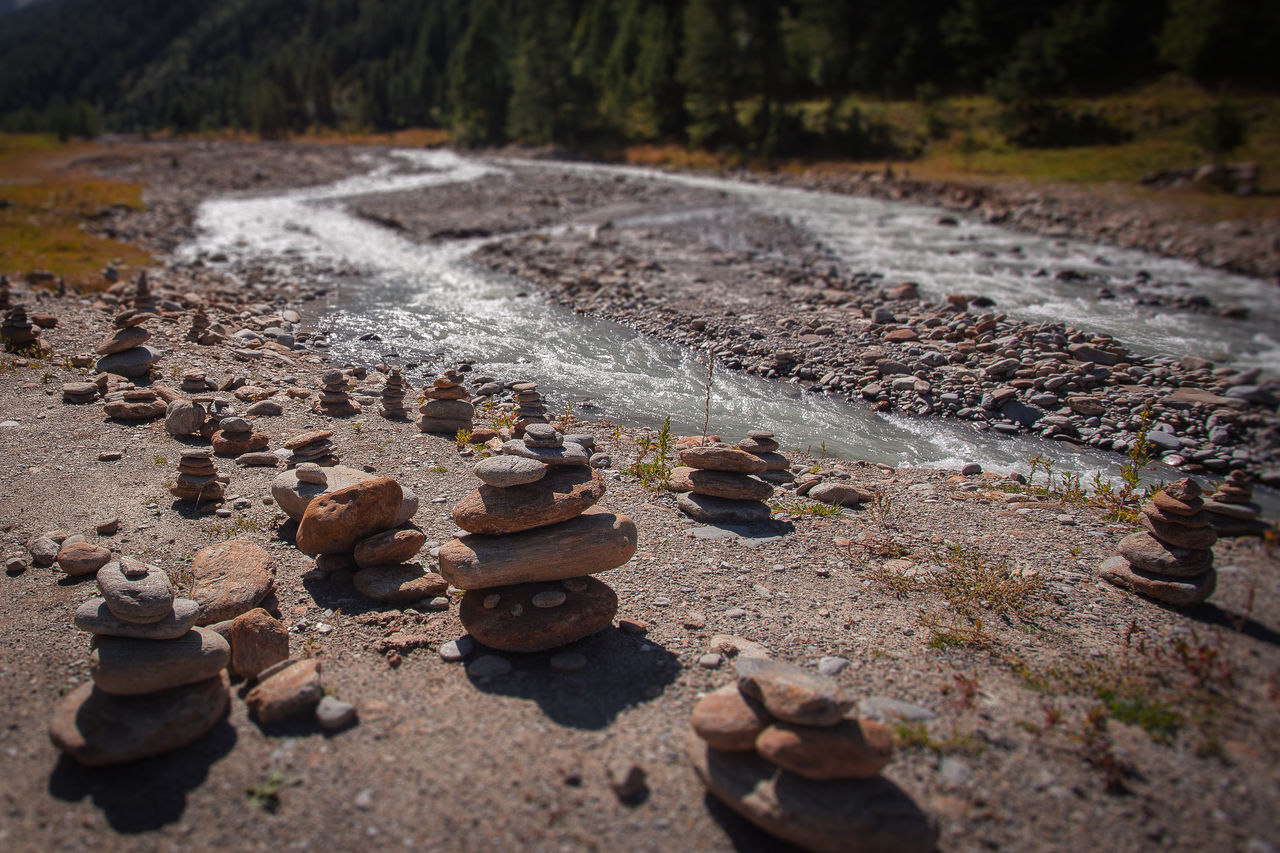 SURFACE LEVEL OF STONES ON FIELD