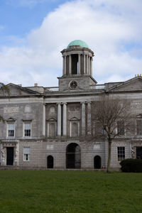 View of building against cloudy sky