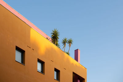 Low angle view of building against sky