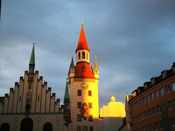 Low angle view of cathedral against sky