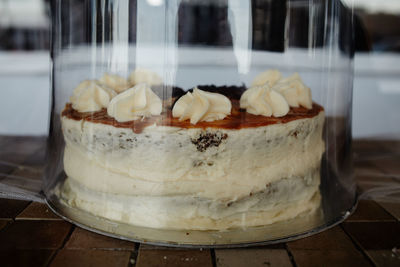 Close-up of cake