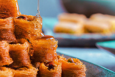 Close-up of food in plate