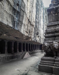 View of old ruin building