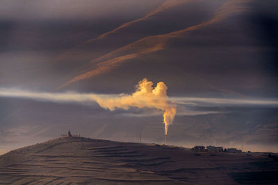 Scenic view of sunset