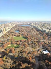 High angle view of cityscape