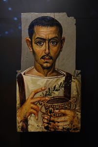 Close-up portrait of a man