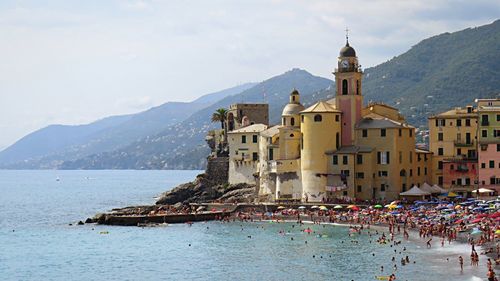 View of church at waterfront