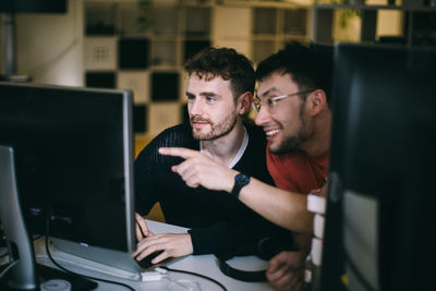 People working in office