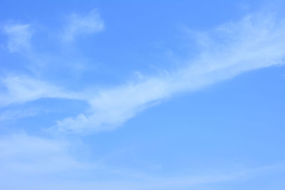 Low angle view of clouds in sky