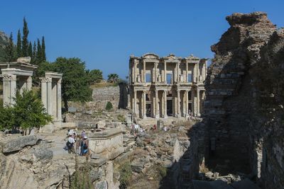 View of old ruin building