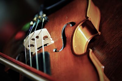 Close-up of guitar